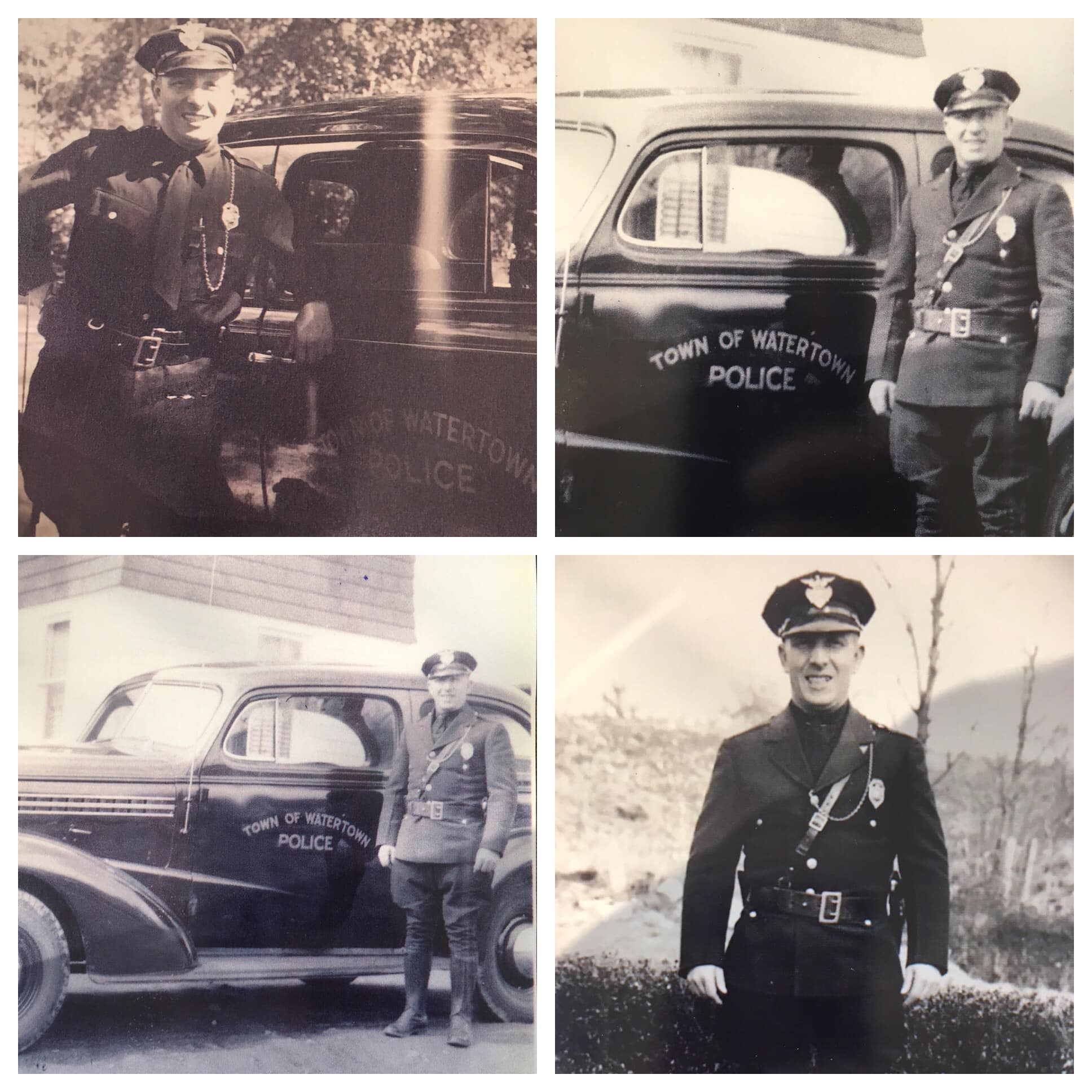Officer John Orsini with WPD cruiser(1937)